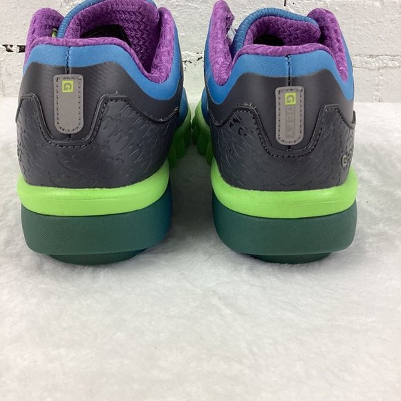 G-Defy Gravity Defyer Shoes Womens Size 8.5 Blue Veroshock Trampoline Technology - Picture 9 of 16